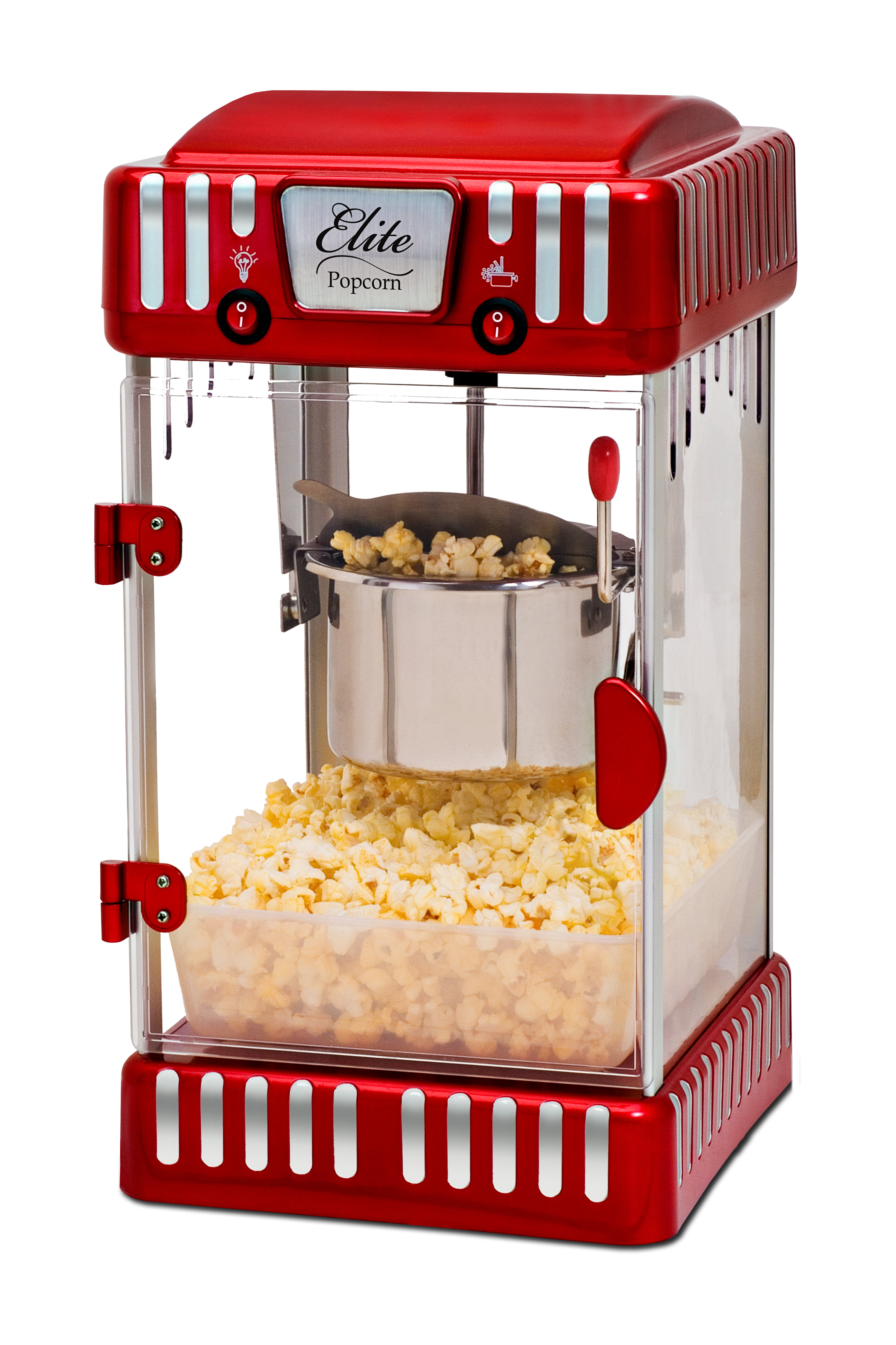 Elite By Maxi Matic 2 5 Oz Classic Tabletop Kettle Popcorn Maker