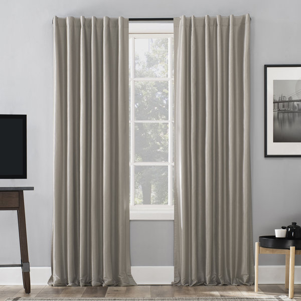 Faux Dupioni Silk Drapes Wayfair