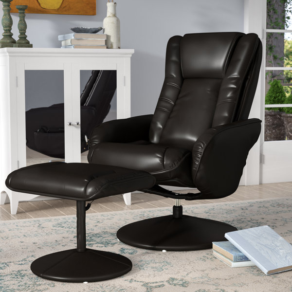 Heated Massage Chair with Ottoman by Alcott Hill