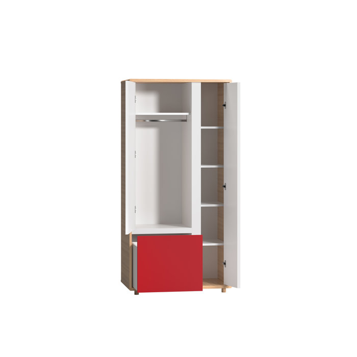 Zoomie Kids Du Bois 2 Door Children S Wardrobe Armoire Wayfair Ca