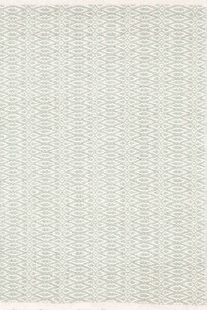 Fair Isle Hand Woven Green/White Area Rug by Dash and Albert Rugs