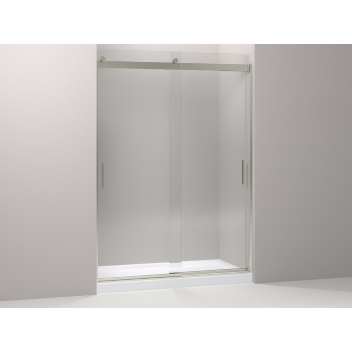 Kohler Levity Sliding Shower Door And Blade Handles Brushed Nickel Kohler Levity Sliding Shower Door And Blade Handles Brushed Nickel