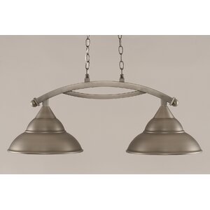 Bow 2-Light Kitchen Island Pendant