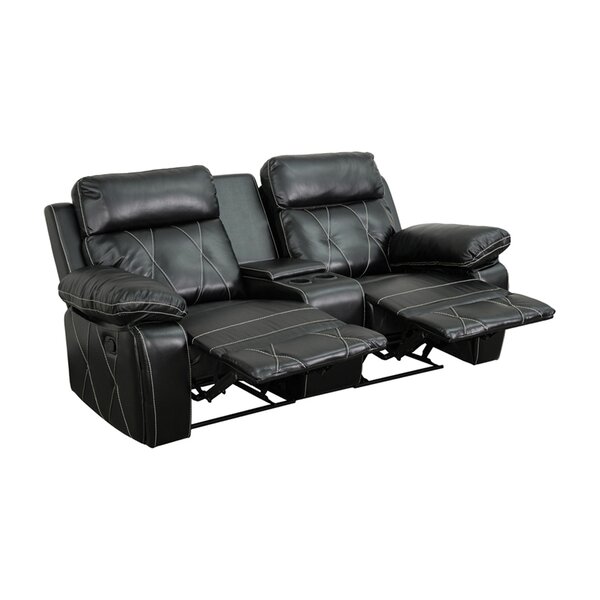 2-Seat Reclining Home Theater Loveseat By Winston Porter