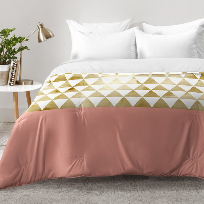 Mistana Nehemiah Triangles Comforter Set Wayfair Mistana Nehemiah Triangles Comforter
