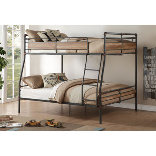 Double Over Queen Bunk Bed Wayfair Ca Eloy Full Over Queen Bunk Bed