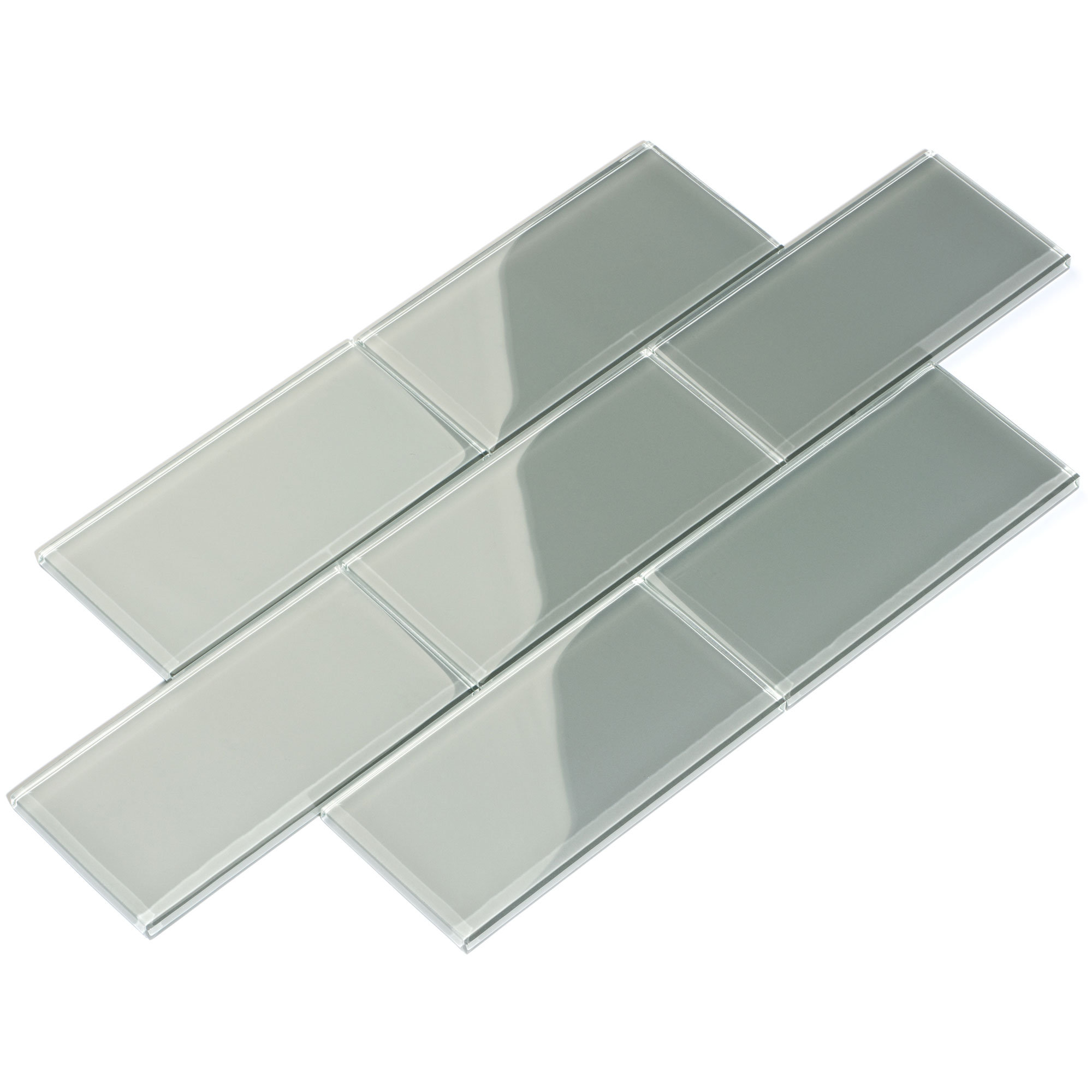 Giorbello 3 X 6 Gl Subway Tile In Gray Reviews Wayfair