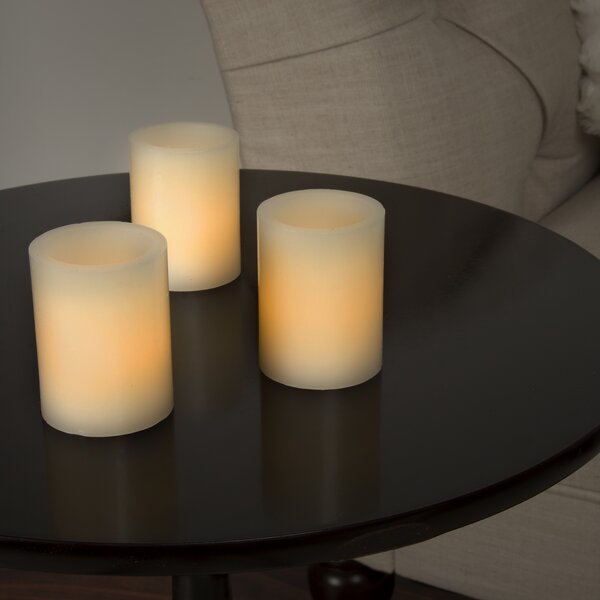Vanilla Flameless Candle (Set of 8) by Three Posts