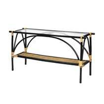 Glass Wicker Rattan Console Tables You Ll Love In 2021 Wayfair