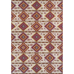 Bohemian Rugs Wayfair Co Uk Bahriya Red Ivory Rug
