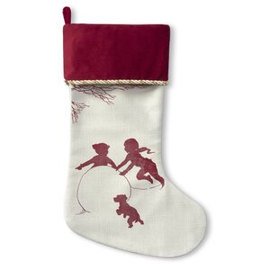 Winter Play II Christmas Stocking