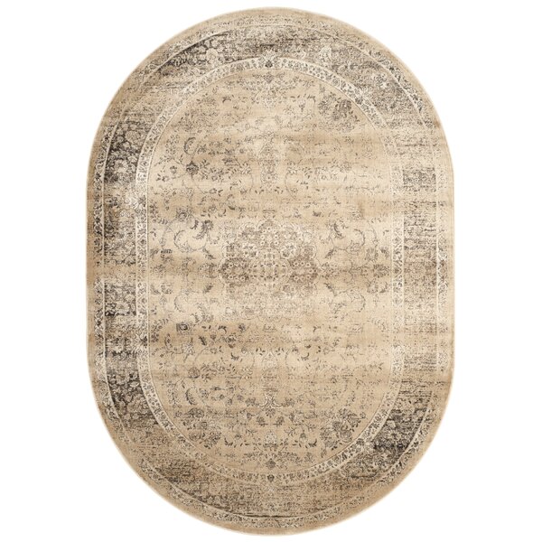 Todd Beige/Brown Area Rug by World Menagerie