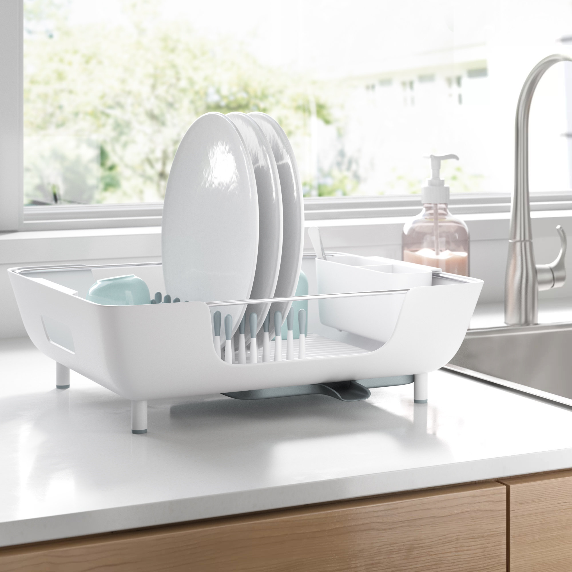 Project Tidy Emily Peg Countertop Dish Rack Reviews Wayfair