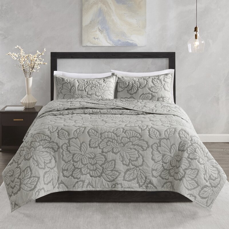 N Natori Kira Coverlet Set Reviews Wayfair