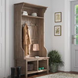 Modern Farmhouse Wood Hall Trees Allmodern