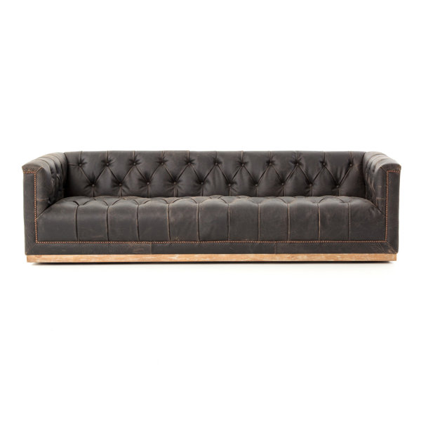Gresham Leather Chesterfield Sofa By 17 Stories Modern