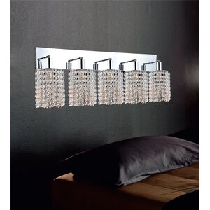 Boleyn Crystals 5-Light Vanity Light