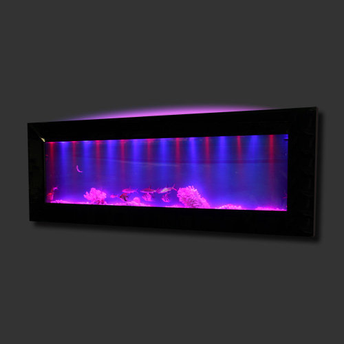 Aussie 10 Gallon Mirrored Glass Wall Mounted Aquarium Tank by Vandue Corporation