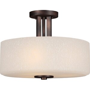 3-Light Semi-Flush Mount