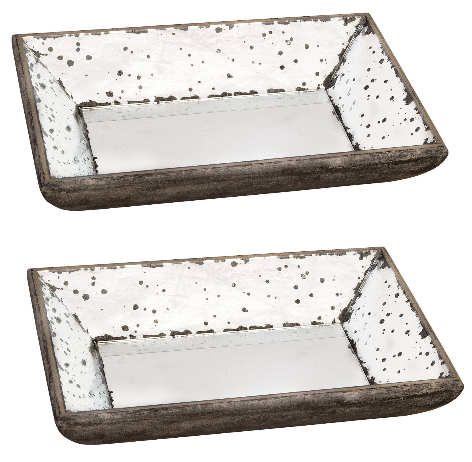 mirrored serving tray rectangular