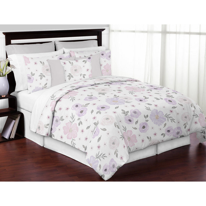 Sweet Jojo Designs Watercolor Floral Comforter Set Reviews