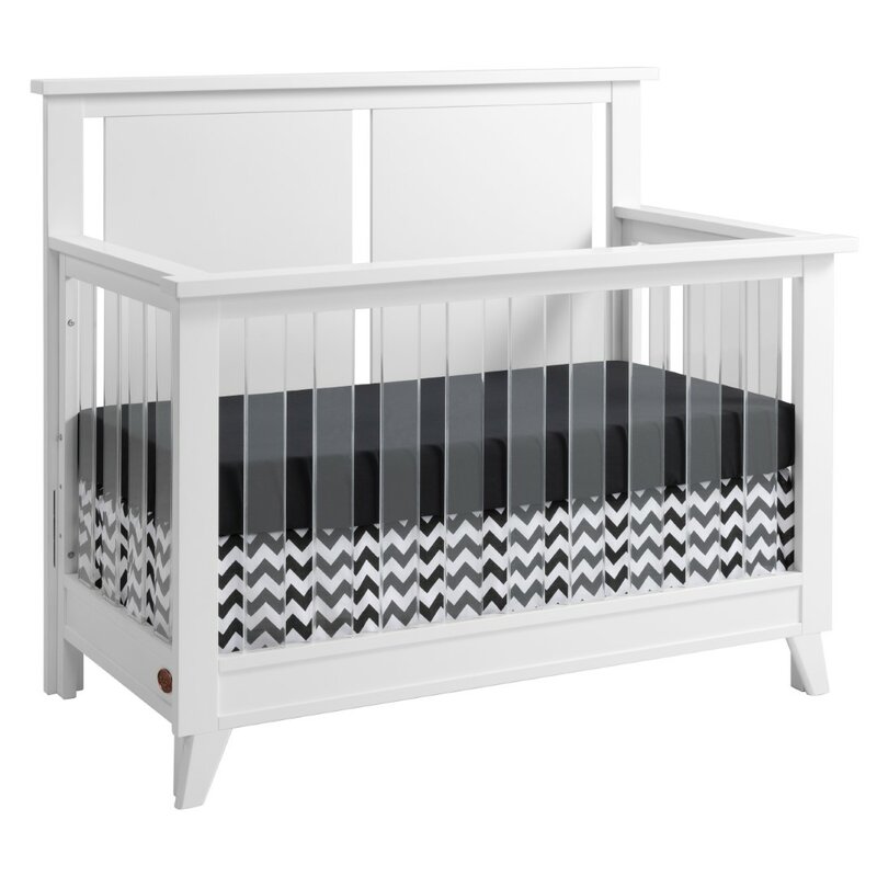 Isabelle Max Tazewell Wood Acrylic 4 In 1 Convertible Crib