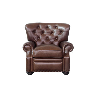 Sinclair Leather Manual Recliner by Barcalounger