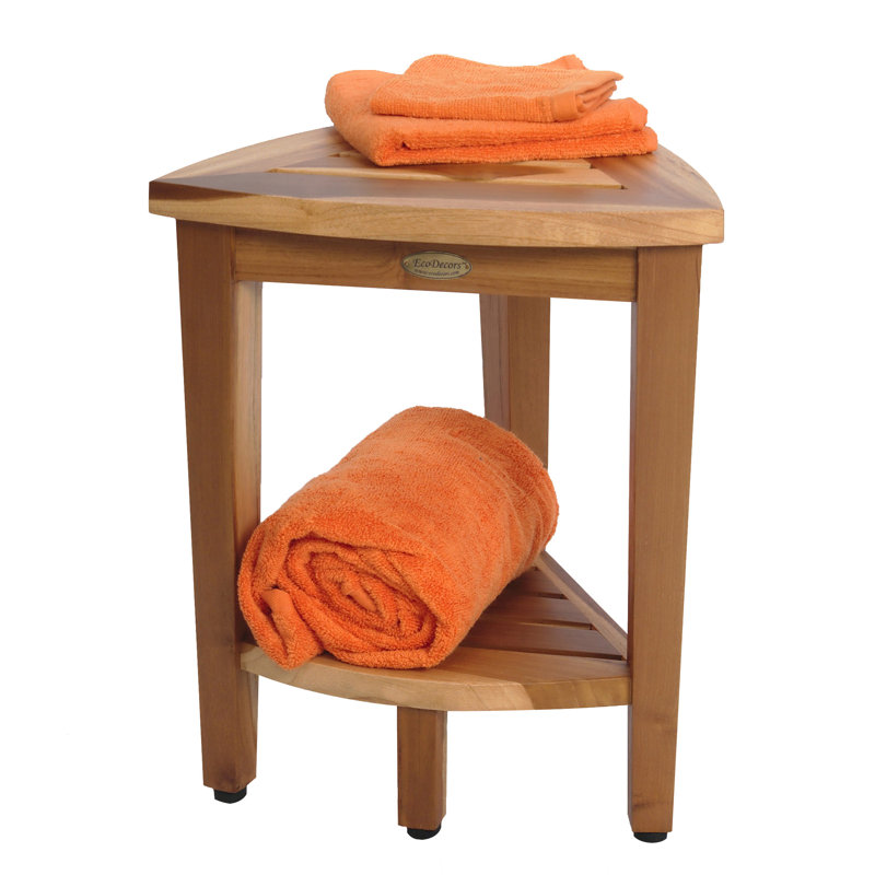 EcoDecors EarthyTeak™ Shower Seat & Reviews Wayfair