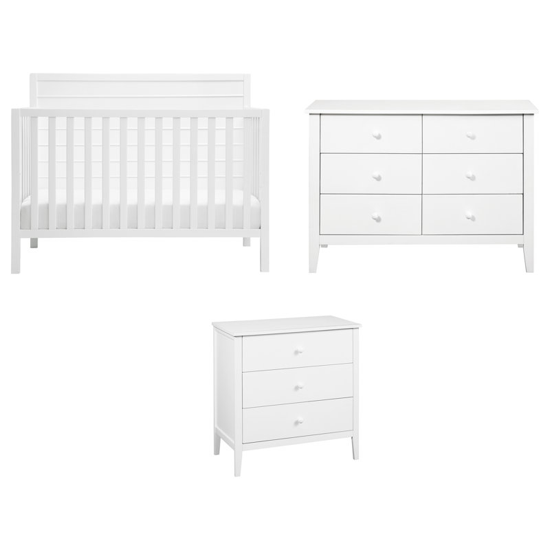 Morgan Convertible Standard 3 Piece Nursery Furniture Set Piece Nursery Furniture Set