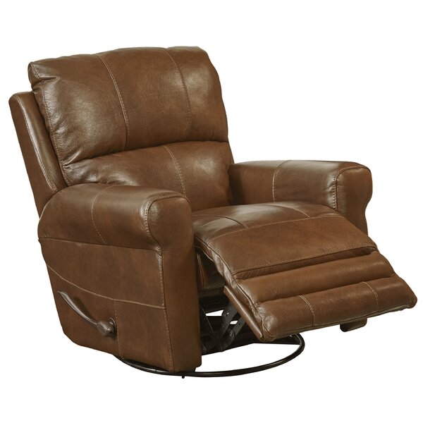 Kaycee Lay Flat Leather Power Recliner By Red Barrel Studio