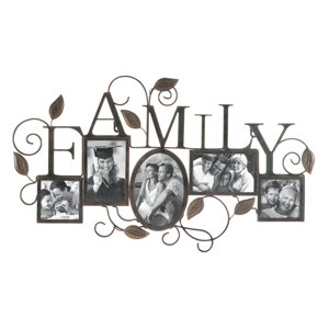 Erinn Family 5 Photo Picture Frame