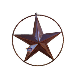 Rustic Star Decor Wayfair Rustic Star With Rope Ring Wall Décor