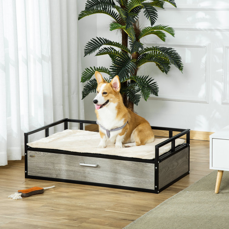 dog bed with storage drawer