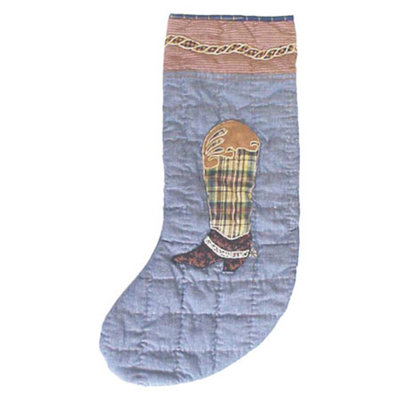 Cowboy Boot Stocking Patch Magic