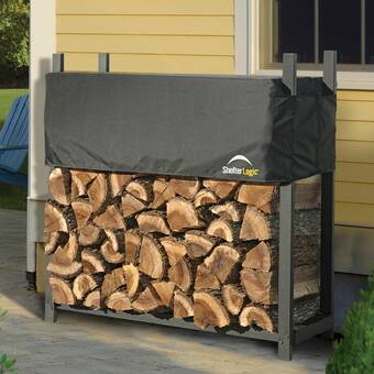 Arrow 8 Ft X 2 Ft Metal Log Store Reviews Wayfair