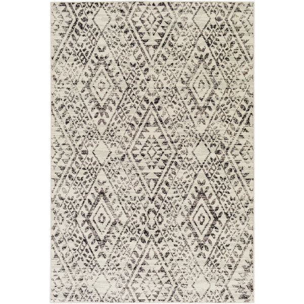 Zita Beige Area Rug by Bungalow Rose