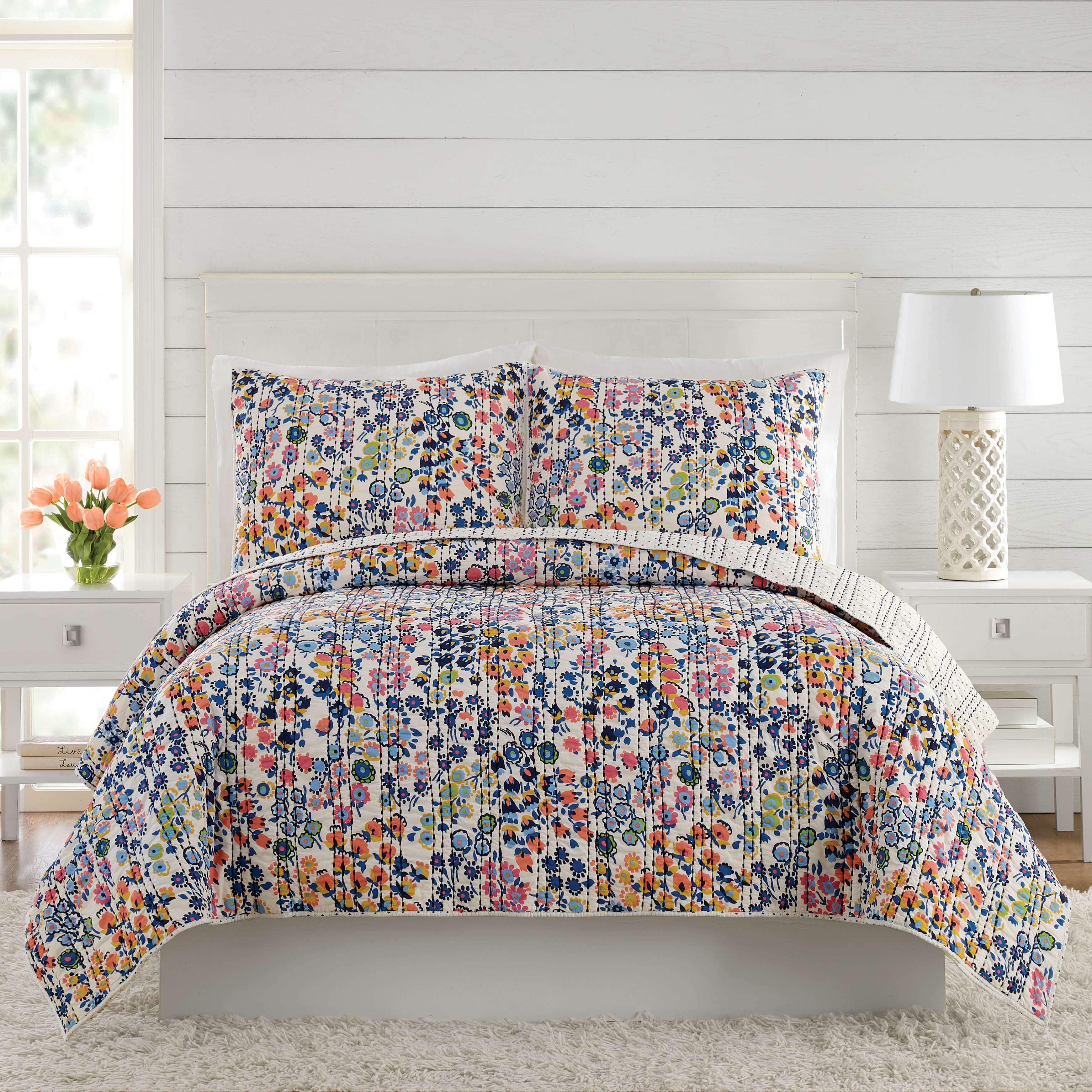 Vera Bradley Petite Floral Quilt Reviews Wayfair