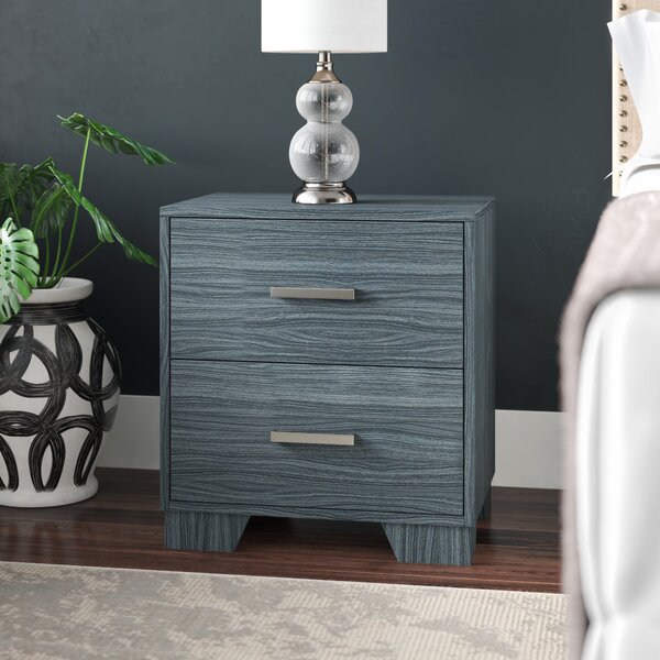 grey lamp table with drawer