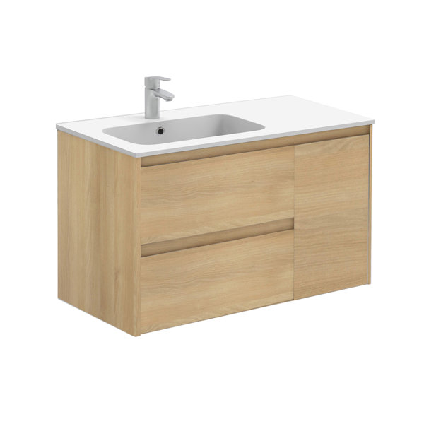 Ambra 36 Wall Mounted Single Bathroom Vanity Set by WS Bath Collections