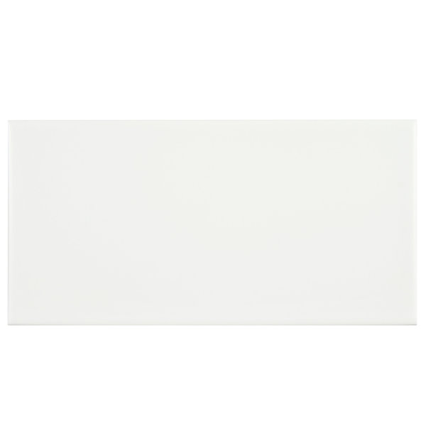 Proyecto 3.88 x 7.75 Ceramic Subway Tile in Matte Neve by EliteTile