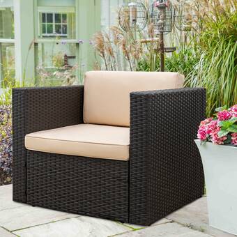 Breakwater Bay Stockwell Patio Chair With Cushion Reviews Wayfair