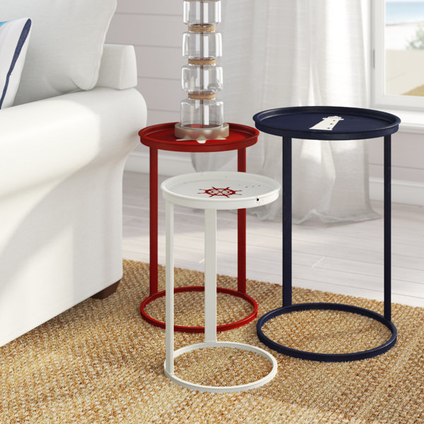 Garrison 3 Piece Nesting Table Set By Beachcrest Home Top Reviews