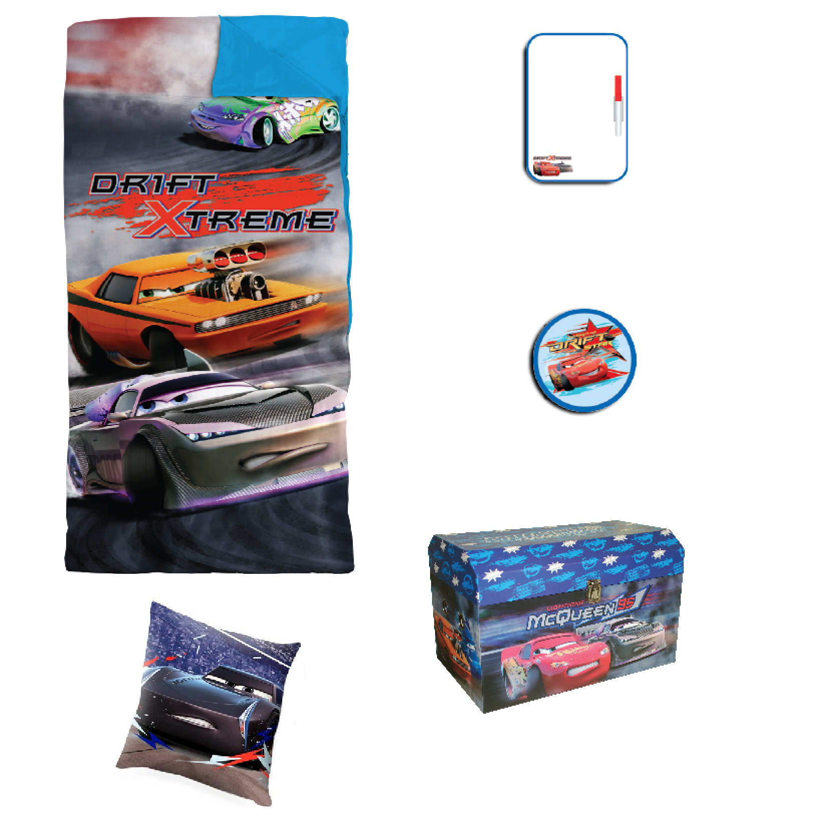 Linen Depot Direct Disney Cars Magical Room Makeover Trunk Wayfair