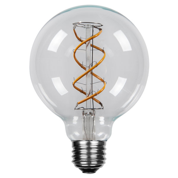 5W E26 Dimmable Edison Globe Light Bulb by Wintergreen Lighting