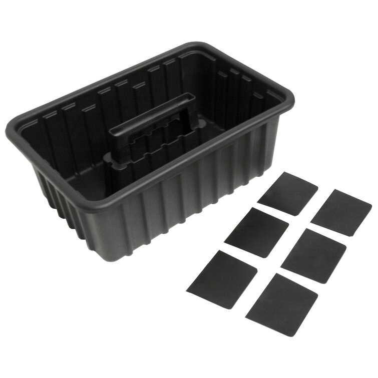 Homak Plastic Tote with 6 Dividers | Wayfair.ca