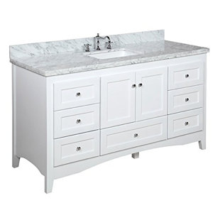 60 Inch Bathroom Vanities You Ll Love Wayfair Save Kitchen Bath Collection Abbey 60 Single Bathroom Vanity Set