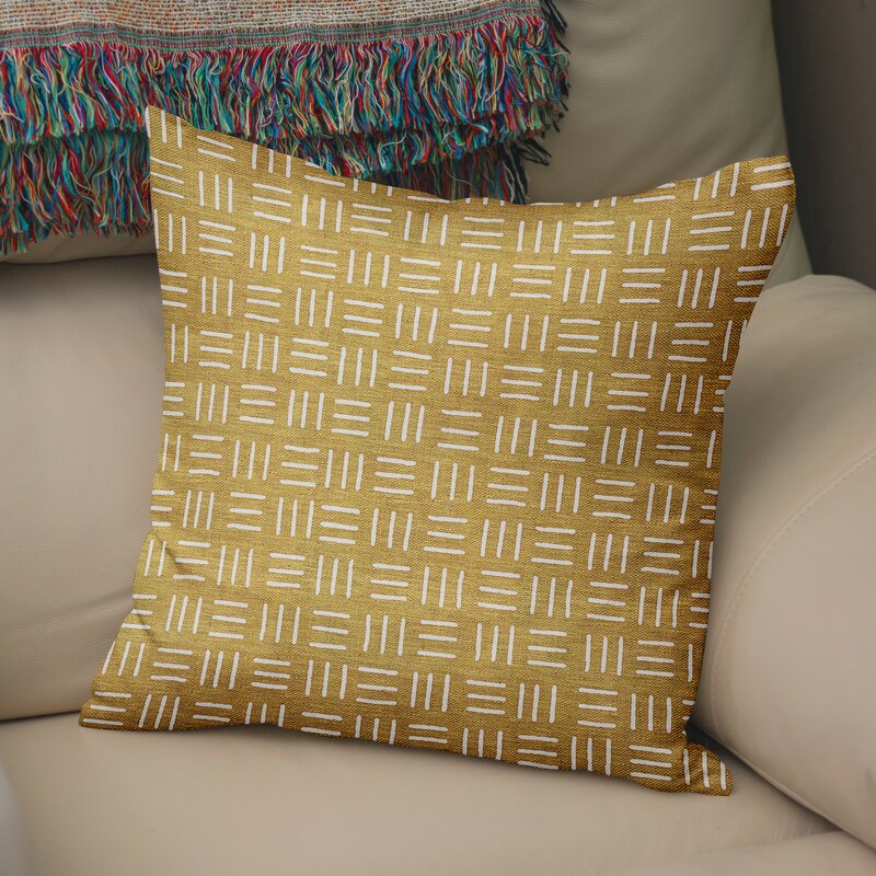 Bemelle Mud Cloth Square Throw Pillow