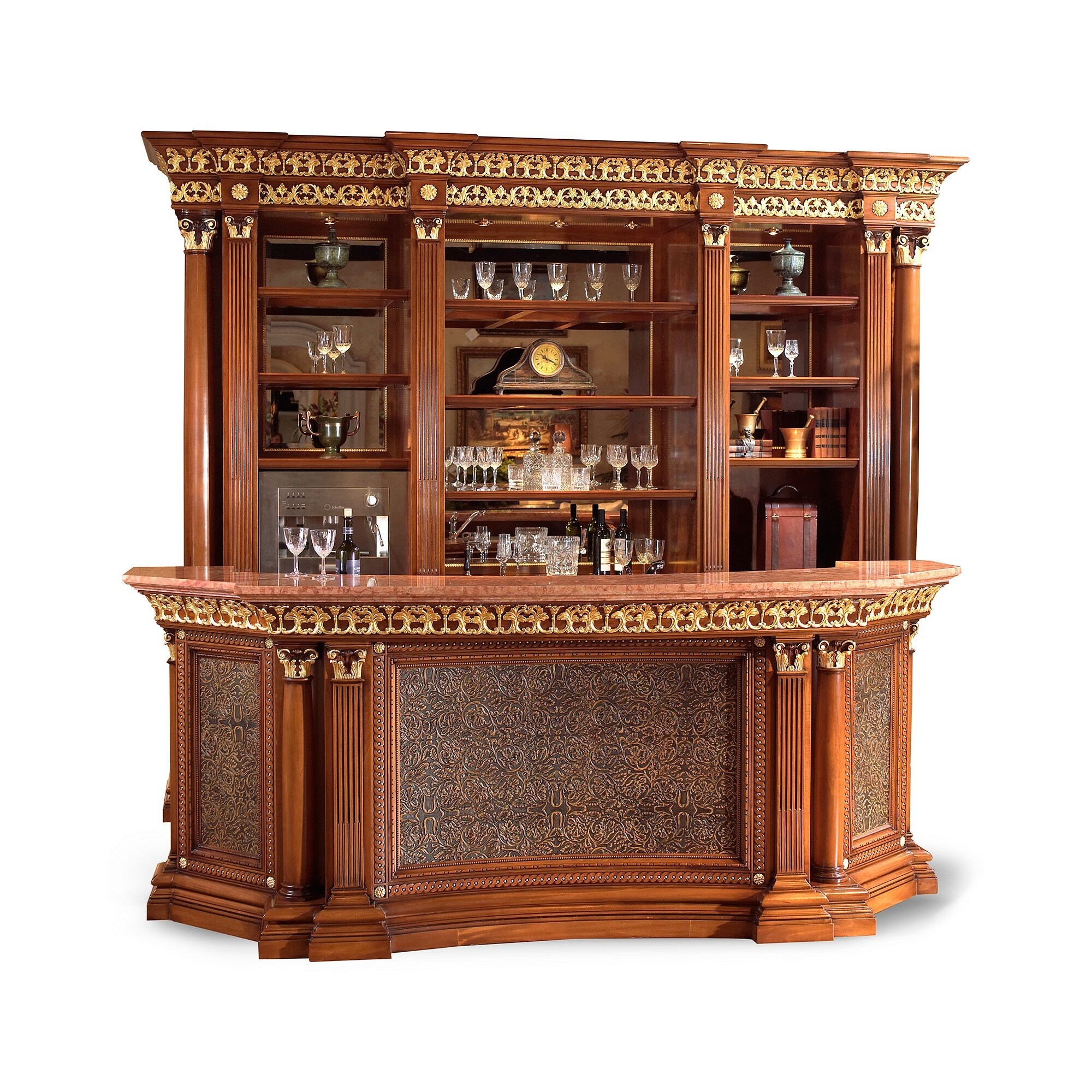 marble top wine cabinet