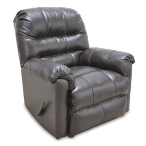 Tennant Leather Manual Rocker Recliner..