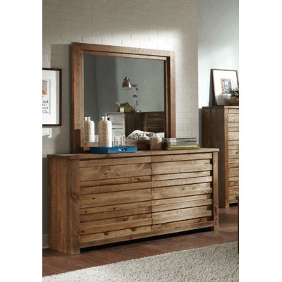 Wayfair For World Menagerie Georgio 6 Drawer Double Dresser With Mirror X111872427 Ibt Shop